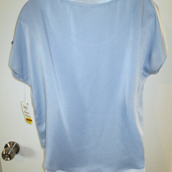 State of Day Short-Sleeve Pajama Top Crepe de Chine NWT M - Picture 6 of 6